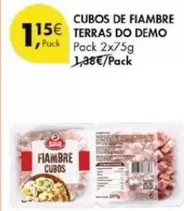 Oferta de Terras Do Demo - Cubos De Fiambre por 1,15€ em Pingo Doce