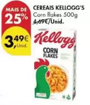 Oferta de Kellogg's - Cereais por 3,49€ em Pingo Doce