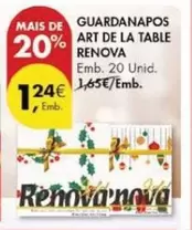 Oferta de Renova - Guardanapos Art De La Table por 1,24€ em Pingo Doce