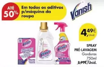 Oferta de Vanish - Spray por 4,49€ em Pingo Doce