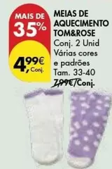 Oferta de Meias De Aquecimento por 4,99€ em Pingo Doce