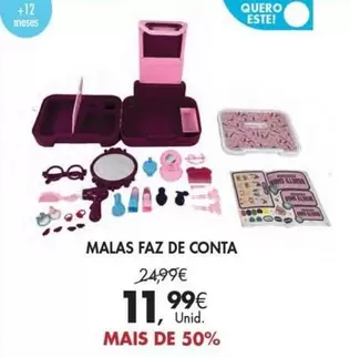 Oferta de Malas Faz De Conta por 11,99€ em Pingo Doce