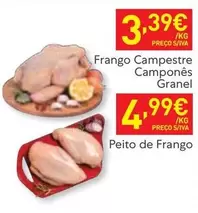 Oferta de Frango Campestre Campones por 4,99€ em Recheio