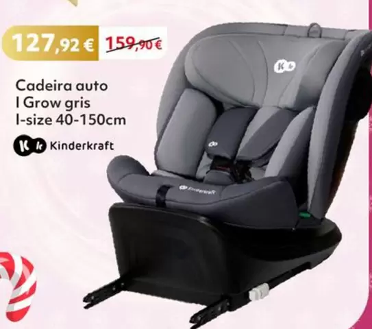 Oferta de Cadeira Auto I Grow Gris I-Size 40-150cm por 127,92€ em Prénatal