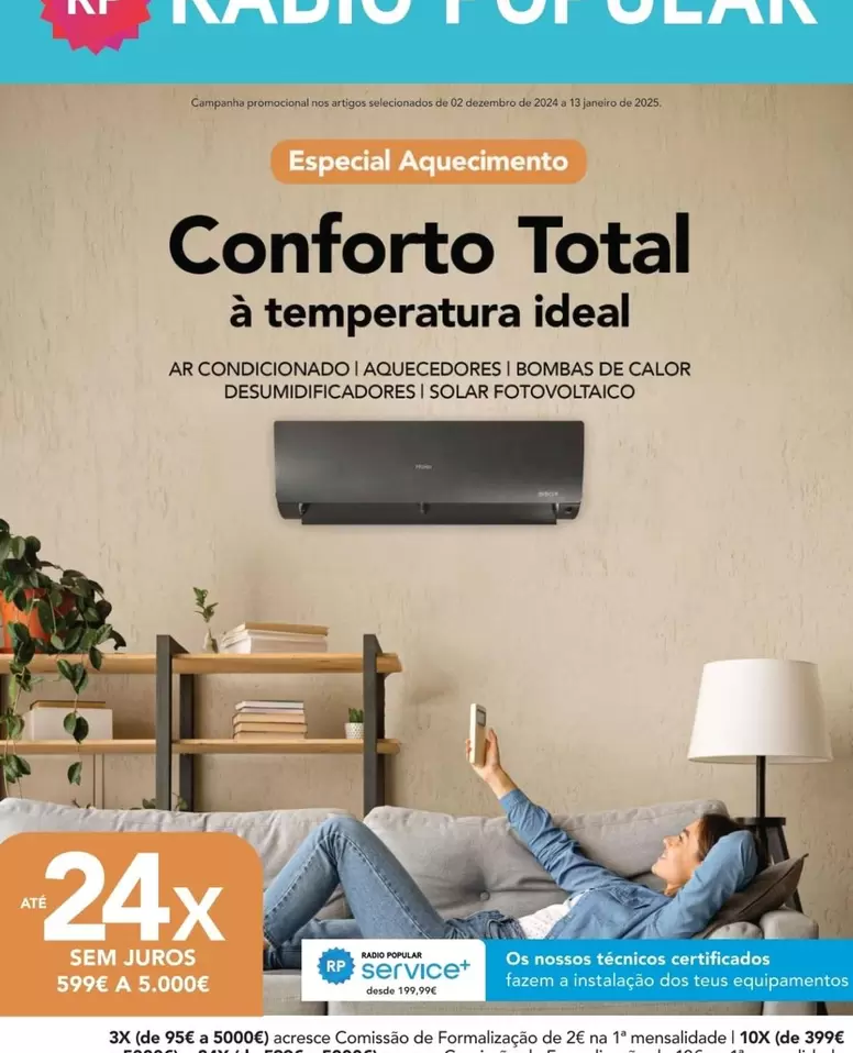 Oferta de A+ - Conforto Total À Temperatura Idealem Radio Popular