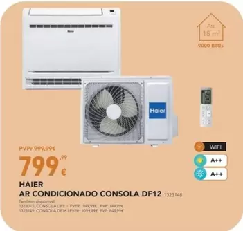 Oferta de Haier -  Ar Condicionado Consola DF12 por 799,99€ em Radio Popular