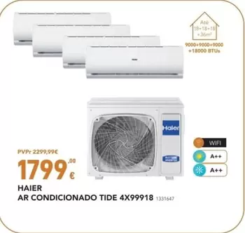 Oferta de Haier - Hairer Ar Condicionadoem Radio Popular