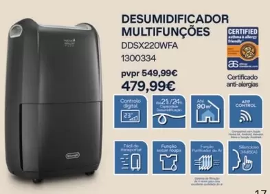 Oferta de Control - Desumidificador Multifunções por 549,99€ em Radio Popular