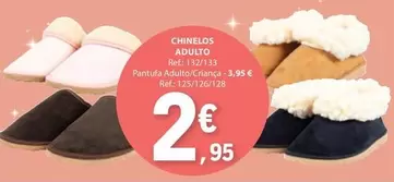 Oferta de Chinelos Adulto por 2,95€ em E.Leclerc