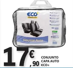 Oferta de €CO+ - Conjunto Capa Auto Eco+ por 17,9€ em E.Leclerc