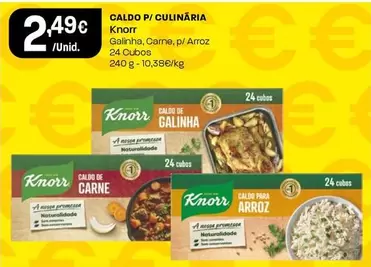 Oferta de Knorr - Caldo P/Culinaria por 2,49€ em Intermarché