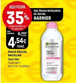 Oferta de Garnier - Agua Facial Micelar por 4,54€ em Intermarché