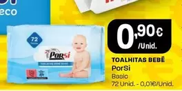 Oferta de Porsi - Toalhitas Bebe por 0,9€ em Intermarché