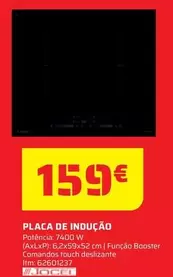 Oferta de Jocel - Placa De Inducao por 159€ em Bricomarché