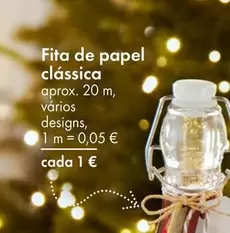 Oferta de Fita De Papel Classica por 1€ em Tedi