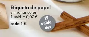 Oferta de Etiquetas De Papel por 1€ em Tedi