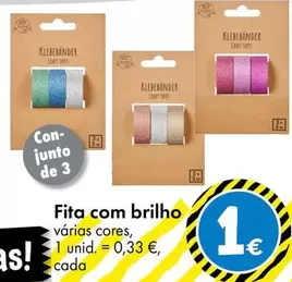 Oferta de Fita Com Brilho por 1€ em Tedi