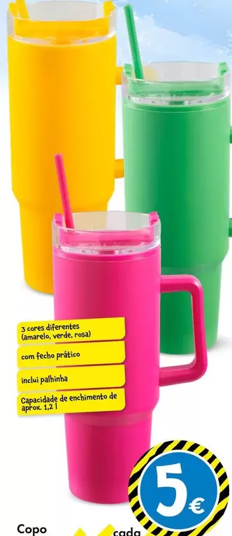 Oferta de Copa por 5€ em Tedi