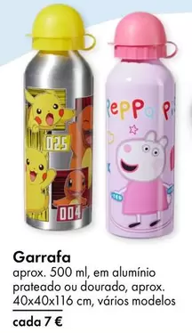 Oferta de Garrafa por 7€ em Tedi