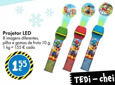 Oferta de Projetor Led por 1,55€ em Tedi