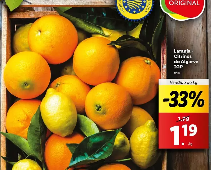 Oferta de Algarve - Citrinos De Agave IGP por 1,19€ em Lidl