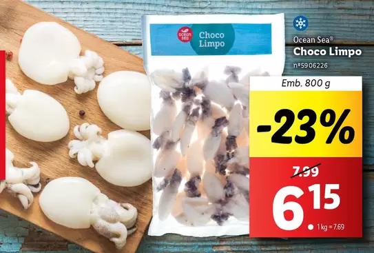 Oferta de Ocean Sea - Choco Limpo por 6,15€ em Lidl