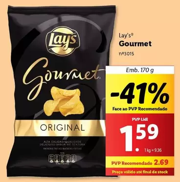 Oferta de Lay's - Gourmet por 1,59€ em Lidl