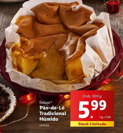 Oferta de Deluxe - Pão-de-lo Tradicional Húmido por 5,99€ em Lidl