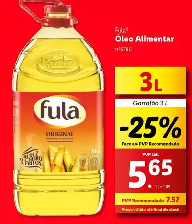 Oferta de Fula - Oleo Alimentar por 5,65€ em Lidl