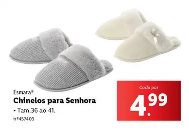 Oferta de Esmara - Chinelos Para Senhora por 4,99€ em Lidl