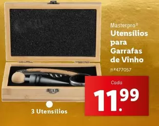 Oferta de Utensilios Para Garrafas De Vinho por 11,99€ em Lidl