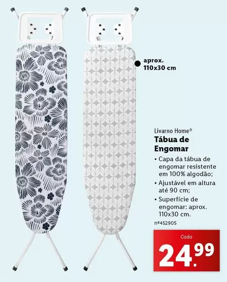 Oferta de Tabua De Engomar por 24,99€ em Lidl