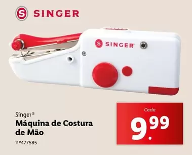 Oferta de Singer - Maquina De Costura De Mão por 9,99€ em Lidl