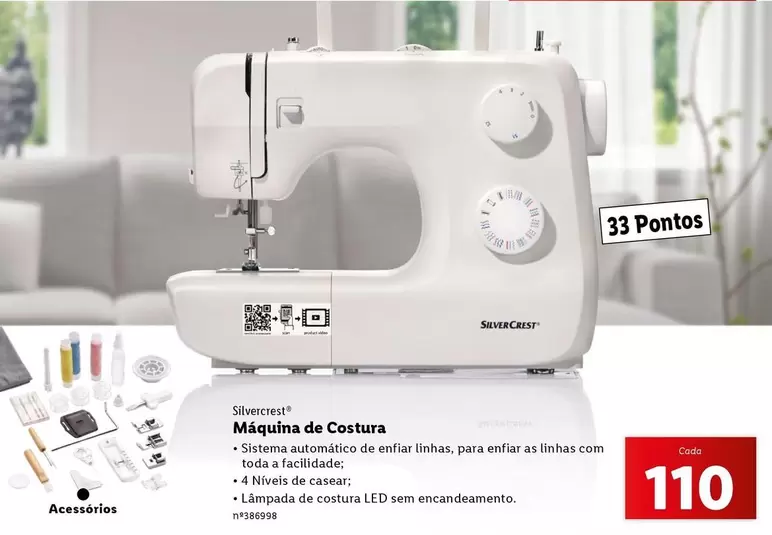 Oferta de Silvercrest - Maquina De Costura por 110€ em Lidl