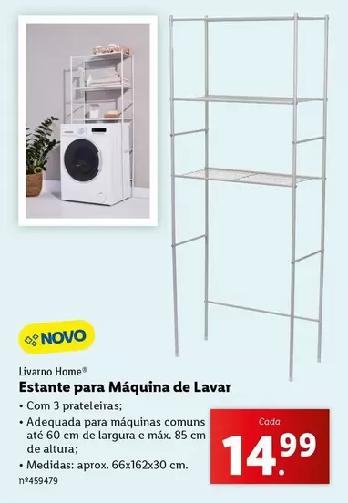 Oferta de Estante Para Maquina De Lavar por 14,99€ em Lidl