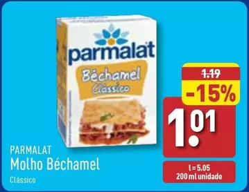 Oferta de Parmalat - Molho Béchamel  por 1,01€ em Aldi