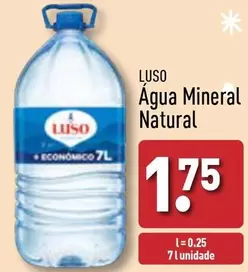 Oferta de Luso - Agua Mineral Natural por 1,75€ em Aldi