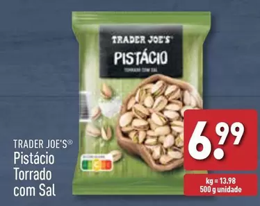 Oferta de Trader Joe ́s - Pistacio Torrado Com Sal por 6,99€ em Aldi