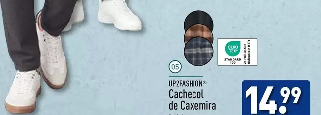 Oferta de Up2fashion - Cachecol De Caxemira por 14,99€ em Aldi