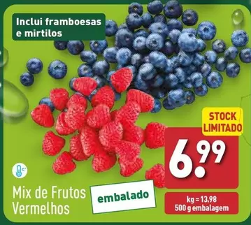 Oferta de Mix De Frutos Vermelhos por 6,99€ em Aldi