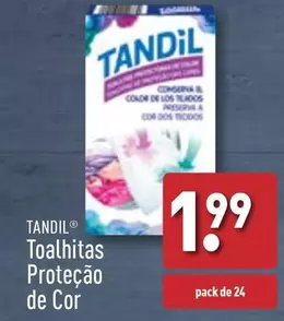 Oferta de Tandil - Toalhitas Proteção De Cor por 1,99€ em Aldi