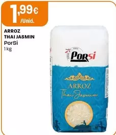 Oferta de Porsi - Arroz Thai Jasmin por 1,99€ em Intermarché