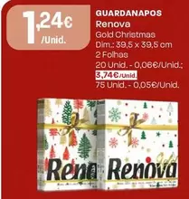 Oferta de Renova - Guardanapos por 1,24€ em Intermarché