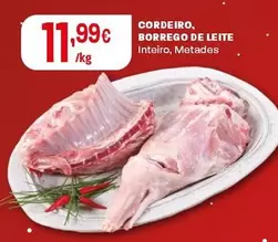 Oferta de Cordeiro, Borrego De Leite por 11,99€ em Intermarché