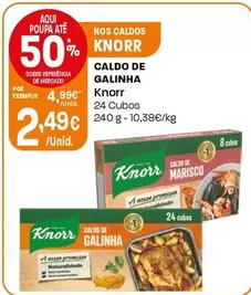 Oferta de Knorr - Caldo De Galinha por 2,49€ em Intermarché