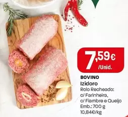 Oferta de Izidoro - Bovino por 7,59€ em Intermarché