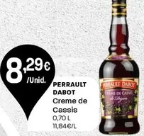 Oferta de Perrault Dabot - Creme De Cassis por 8,29€ em Intermarché