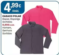 Oferta de Casaco Polar por 4,99€ em Intermarché