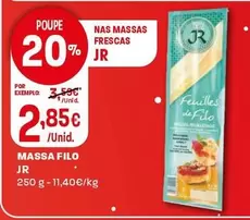 Oferta de JR - Massa Filo por 2,85€ em Intermarché