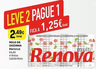 Oferta de Renova - Rolo De Cozinha por 2,49€ em Intermarché